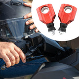 Maxbell Motorcycle Handlebar Risers Easy Installation Accessories Repair Parts Mount Red