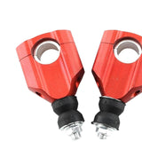 Maxbell Motorcycle Handlebar Risers Easy Installation Accessories Repair Parts Mount Red