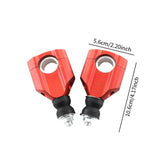 Maxbell Motorcycle Handlebar Risers Easy Installation Accessories Repair Parts Mount Red