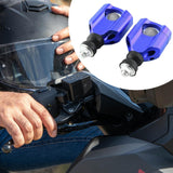 Maxbell Motorcycle Handlebar Risers Easy Installation Accessories Repair Parts Mount Blue