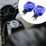 Maxbell Motorcycle Handlebar Risers Easy Installation Accessories Repair Parts Mount Blue