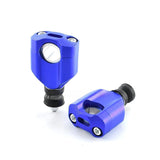 Maxbell Motorcycle Handlebar Risers Easy Installation Accessories Repair Parts Mount Blue