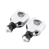 Maxbell Motorcycle Handlebar Risers Easy Installation Accessories Repair Parts Mount Silver