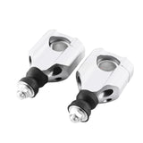 Maxbell Motorcycle Handlebar Risers Easy Installation Accessories Repair Parts Mount Silver