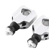 Maxbell Motorcycle Handlebar Risers Easy Installation Accessories Repair Parts Mount Silver