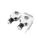 Maxbell Motorcycle Handlebar Risers Easy Installation Accessories Repair Parts Mount Silver