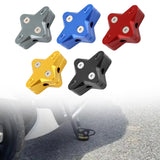 Maxbell Motorcycle Side Stand Foot Enlarger Plate for Yamaha Nmax125 Motorcycle Gray