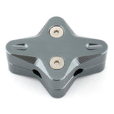 Maxbell Motorcycle Side Stand Foot Enlarger Plate for Yamaha Nmax125 Motorcycle Gray