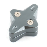 Maxbell Motorcycle Side Stand Foot Enlarger Plate for Yamaha Nmax125 Motorcycle Gray