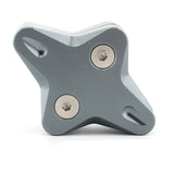 Maxbell Motorcycle Side Stand Foot Enlarger Plate for Yamaha Nmax125 Motorcycle Gray