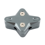 Maxbell Motorcycle Side Stand Foot Enlarger Plate for Yamaha Nmax125 Motorcycle Gray