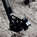 Maxbell Motorcycle Side Stand Foot Enlarger Plate for Yamaha Nmax125 Motorcycle Gray