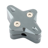 Maxbell Motorcycle Side Stand Foot Enlarger Plate for Yamaha Nmax125 Motorcycle Gray