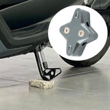Maxbell Motorcycle Side Stand Foot Enlarger Plate for Yamaha Nmax125 Motorcycle Gray