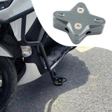 Maxbell Motorcycle Side Stand Foot Enlarger Plate for Yamaha Nmax125 Motorcycle Gray