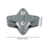 Maxbell Motorcycle Side Stand Foot Enlarger Plate for Yamaha Nmax125 Motorcycle Gray
