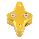Maxbell Motorcycle Side Stand Foot Enlarger Plate for Yamaha Nmax125 Motorcycle Gold