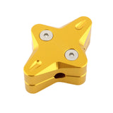 Maxbell Motorcycle Side Stand Foot Enlarger Plate for Yamaha Nmax125 Motorcycle Gold