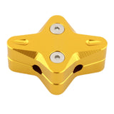 Maxbell Motorcycle Side Stand Foot Enlarger Plate for Yamaha Nmax125 Motorcycle Gold