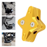 Maxbell Motorcycle Side Stand Foot Enlarger Plate for Yamaha Nmax125 Motorcycle Gold