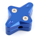 Maxbell Motorcycle Side Stand Foot Enlarger Plate for Yamaha Nmax125 Motorcycle Blue