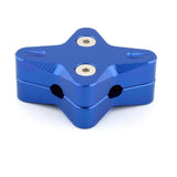 Maxbell Motorcycle Side Stand Foot Enlarger Plate for Yamaha Nmax125 Motorcycle Blue