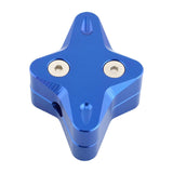 Maxbell Motorcycle Side Stand Foot Enlarger Plate for Yamaha Nmax125 Motorcycle Blue