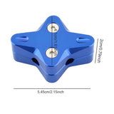 Maxbell Motorcycle Side Stand Foot Enlarger Plate for Yamaha Nmax125 Motorcycle Blue