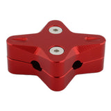 Maxbell Motorcycle Side Stand Foot Enlarger Plate for Yamaha Nmax125 Motorcycle Red