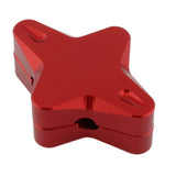 Maxbell Motorcycle Side Stand Foot Enlarger Plate for Yamaha Nmax125 Motorcycle Red