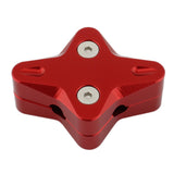 Maxbell Motorcycle Side Stand Foot Enlarger Plate for Yamaha Nmax125 Motorcycle Red