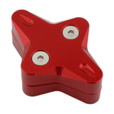 Maxbell Motorcycle Side Stand Foot Enlarger Plate for Yamaha Nmax125 Motorcycle Red