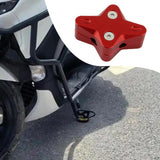 Maxbell Motorcycle Side Stand Foot Enlarger Plate for Yamaha Nmax125 Motorcycle Red