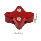 Maxbell Motorcycle Side Stand Foot Enlarger Plate for Yamaha Nmax125 Motorcycle Red