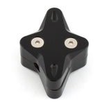 Maxbell Motorcycle Side Stand Foot Enlarger Plate for Yamaha Nmax125 Motorcycle Black