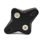 Maxbell Motorcycle Side Stand Foot Enlarger Plate for Yamaha Nmax125 Motorcycle Black