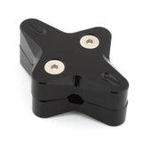 Maxbell Motorcycle Side Stand Foot Enlarger Plate for Yamaha Nmax125 Motorcycle Black