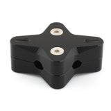 Maxbell Motorcycle Side Stand Foot Enlarger Plate for Yamaha Nmax125 Motorcycle Black