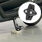 Maxbell Motorcycle Side Stand Foot Enlarger Plate for Yamaha Nmax125 Motorcycle Black
