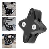 Maxbell Motorcycle Side Stand Foot Enlarger Plate for Yamaha Nmax125 Motorcycle Black