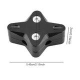 Maxbell Motorcycle Side Stand Foot Enlarger Plate for Yamaha Nmax125 Motorcycle Black