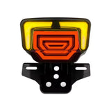 Maxbell Motorcycle Tail Light with License Plate Holder for Tmx125/155 CG125 ct