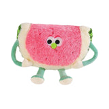 Maxbell Generic Car Headrest Pillow Plush Cartoon Watermelon for Most Cars Head Rest