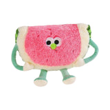 Maxbell Generic Car Headrest Pillow Plush Cartoon Watermelon for Most Cars Head Rest