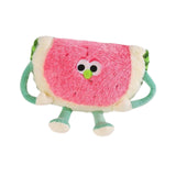 Maxbell Generic Car Headrest Pillow Plush Cartoon Watermelon for Most Cars Head Rest