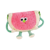 Maxbell Generic Car Headrest Pillow Plush Cartoon Watermelon for Most Cars Head Rest