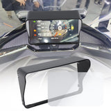 Maxbell Motorcycle Dashboard Sun Visor Cover with Steel Film Easy Installation Guard