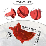 Maxbell Engine Clutch Cover Protection Decor Frame Parts for Yamaha XSR700 FZ07 Red
