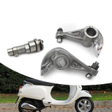 Maxbell Camshaft cam Shaft and Rocker Arm Sturdy Replacing for Vespa LX 125 150