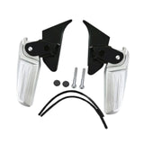 Maxbell Motorcycle Foot Pegs Rustproof Foot Supports for Motorcycle Spare Parts Silver